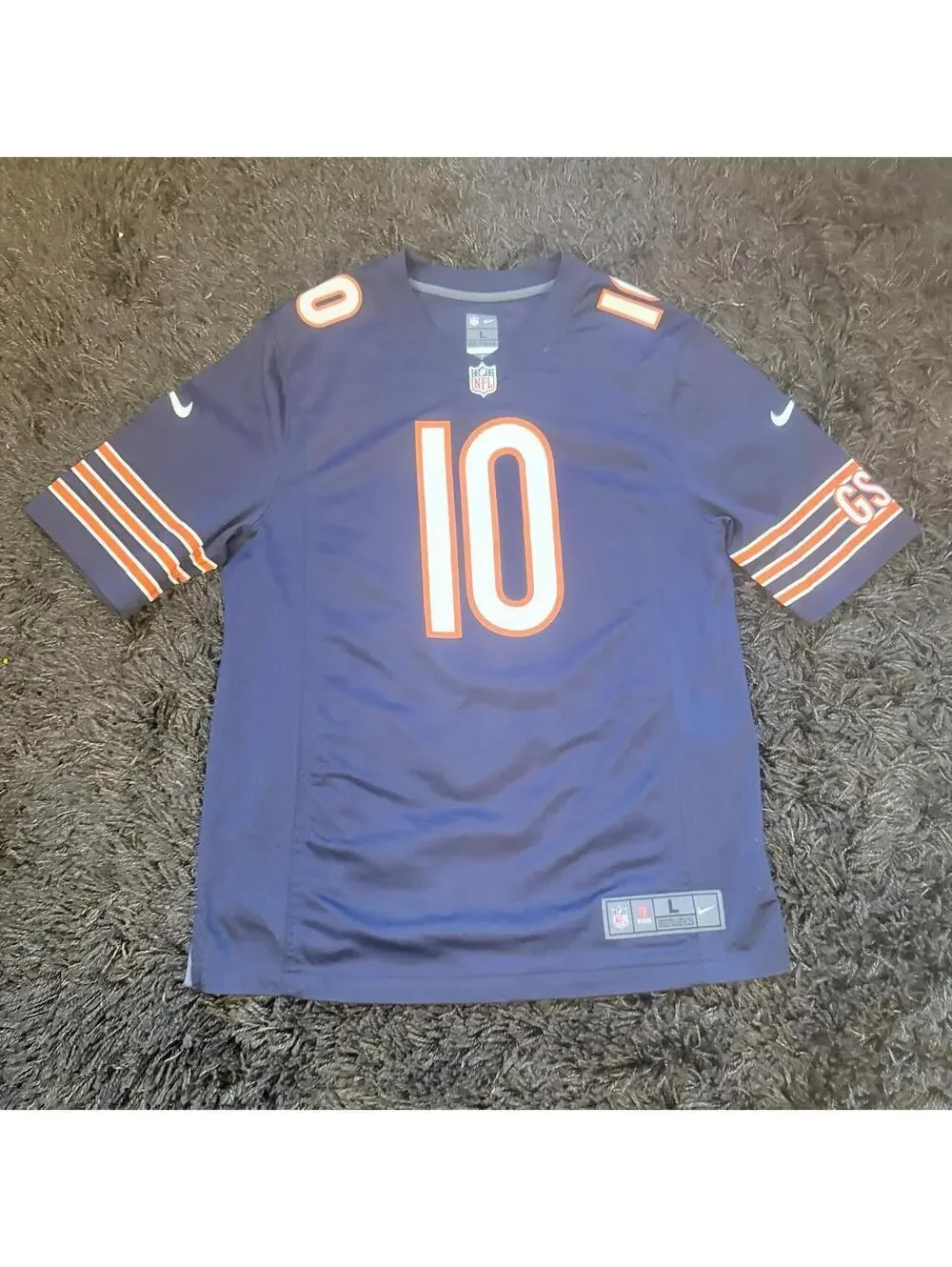 Nike Chicago Bears Mitchell Trubisky 10 Jersey